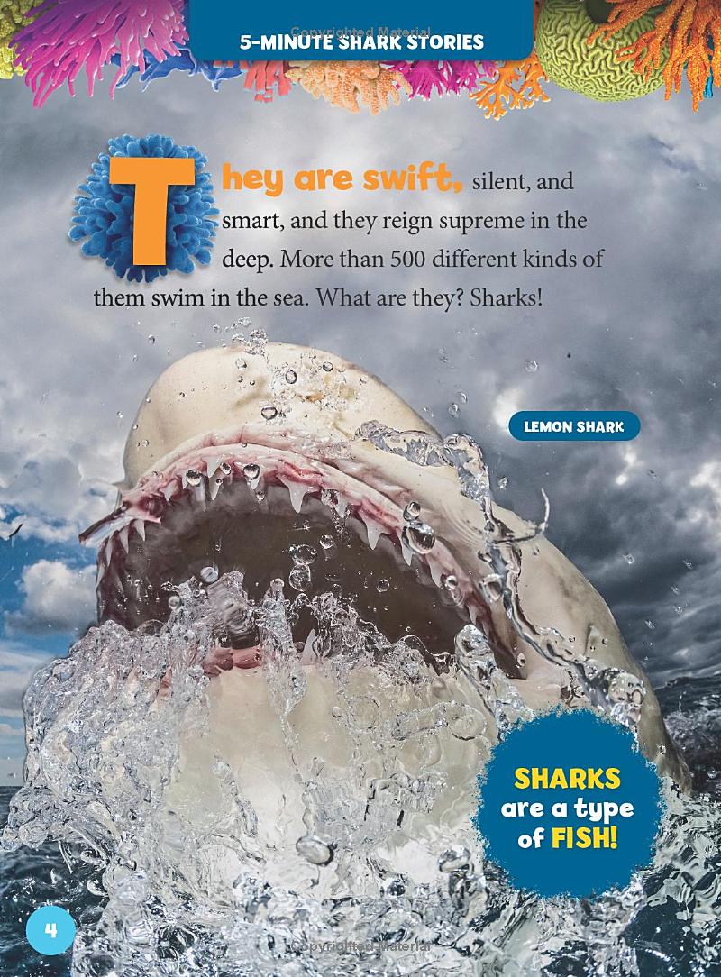 national geographic kids 5-minute shark stories