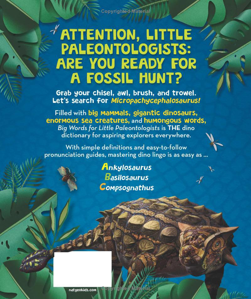 national geographic kids - big words for little paleontologists