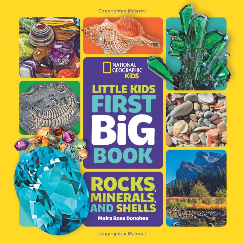 national geographic little kids first big book of rocks, minerals & shells