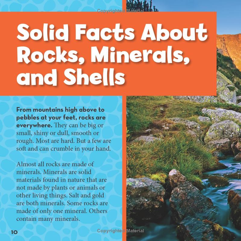 national geographic little kids first big book of rocks, minerals & shells