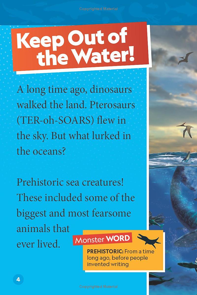 national geographic readers prehistoric sea monsters (level 2)