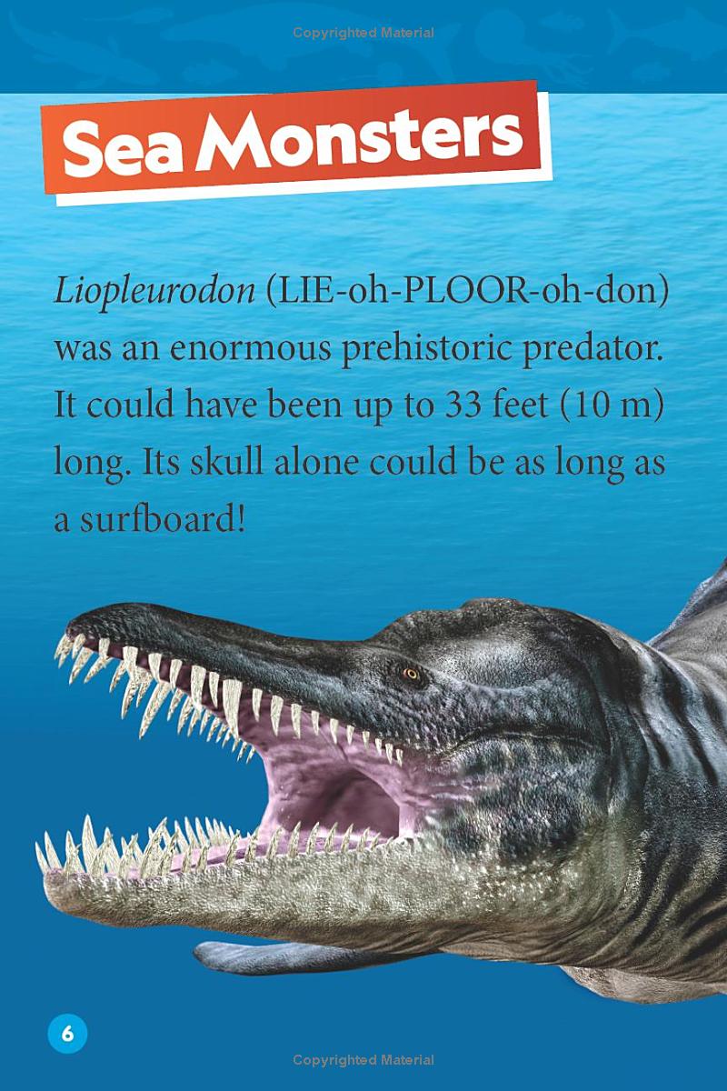 national geographic readers prehistoric sea monsters (level 2)