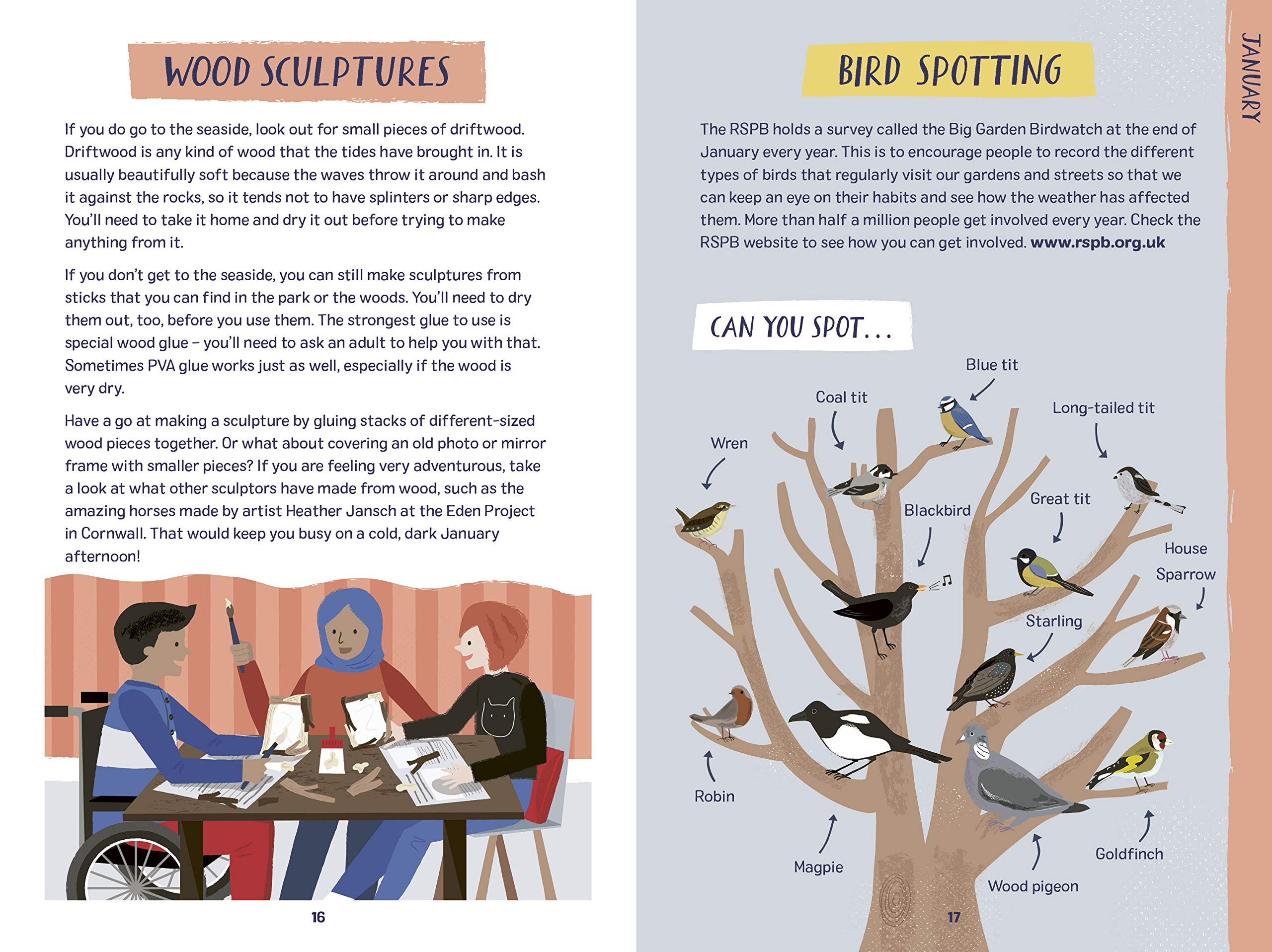 national trust: 2021 nature month-by-month: a children's almanac