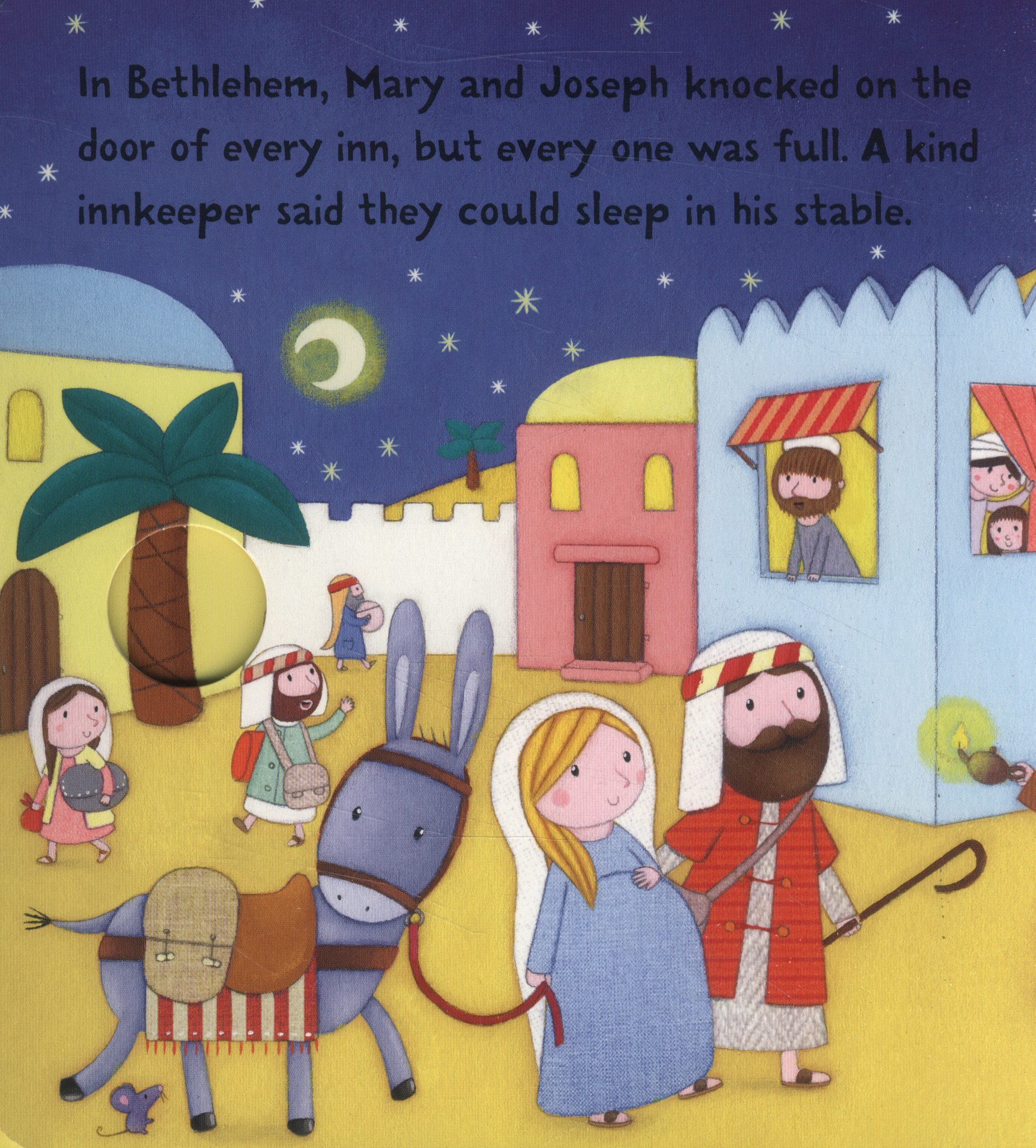 nativity flap book