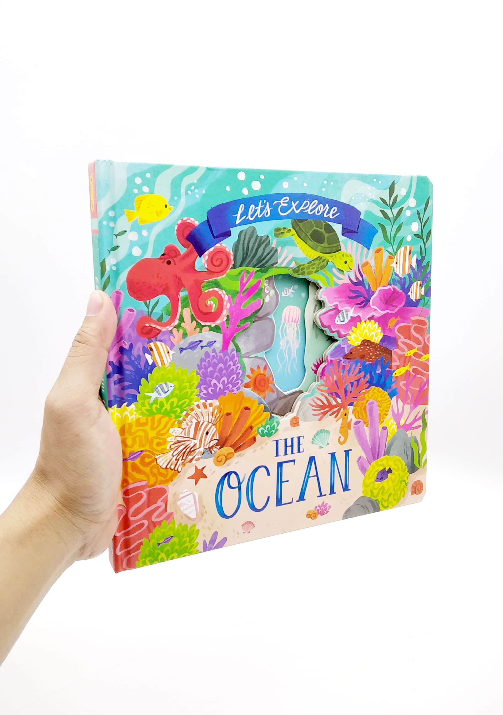 nature die-cut book - let's explore! the ocean