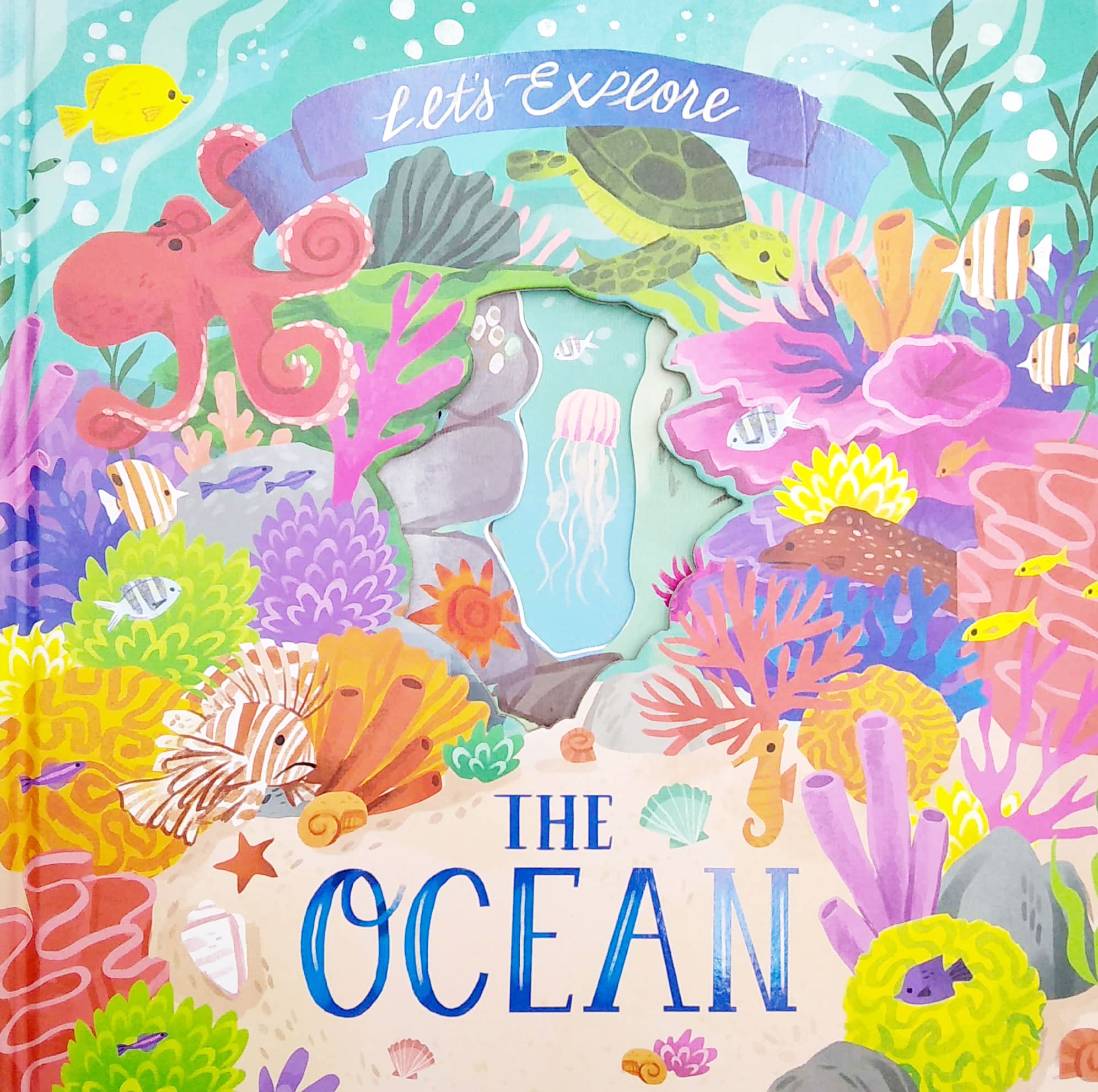 nature die-cut book - let's explore! the ocean