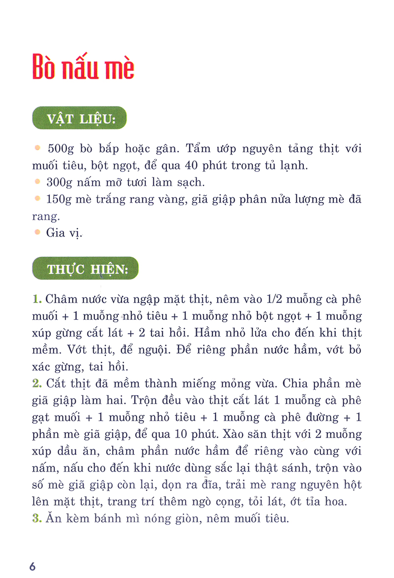 nấu ăn ngon - các món nấu