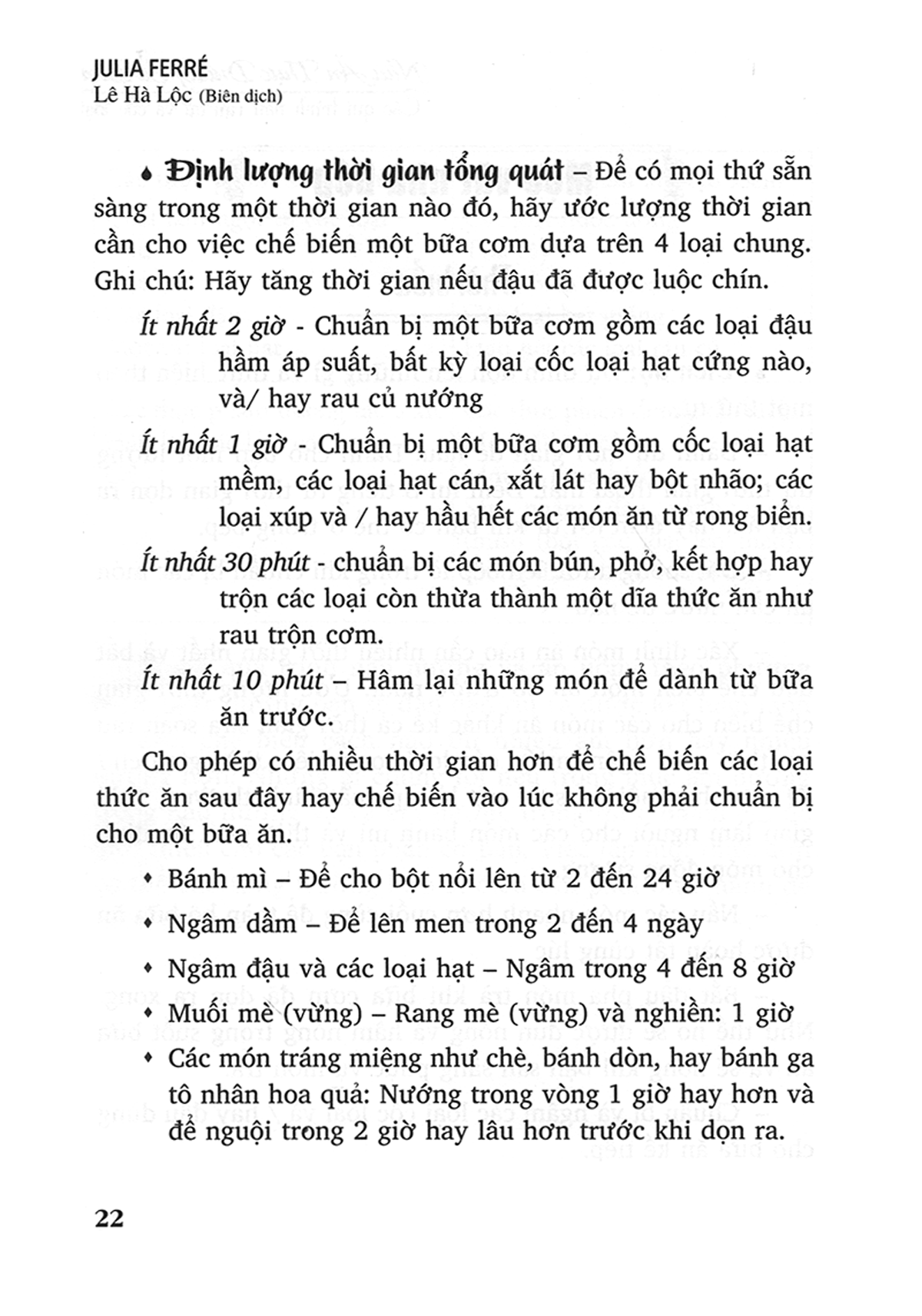 nấu ăn thực dưỡng cơ bản - các qui trình nấu rau củ và cốc loại