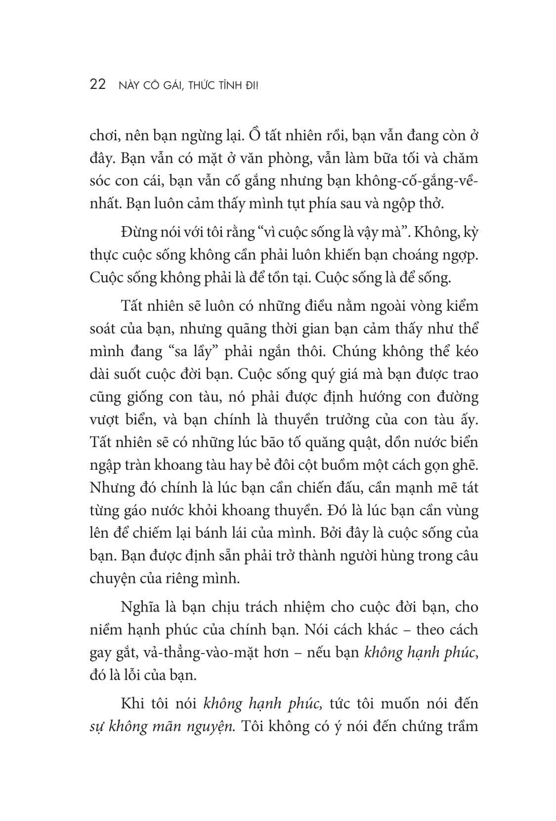 này cô gái, thức tỉnh đi! (tái bản 2020)