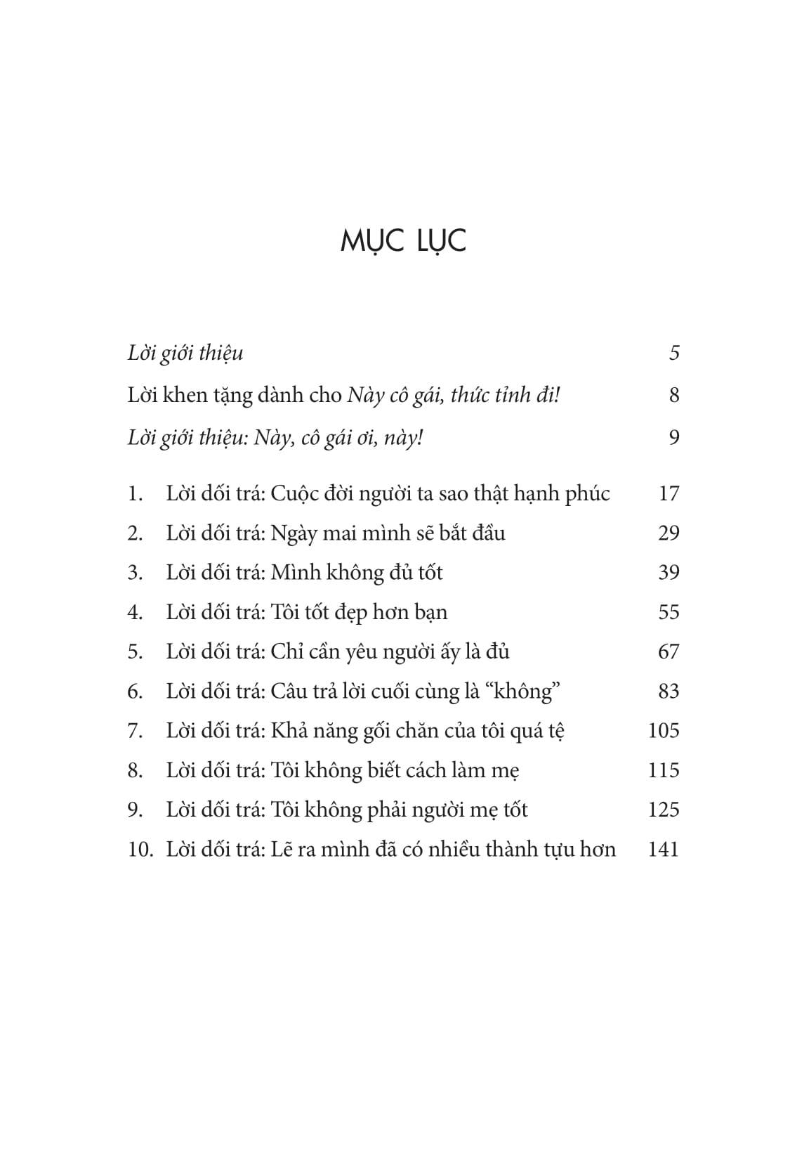này cô gái, thức tỉnh đi! (tái bản 2020)