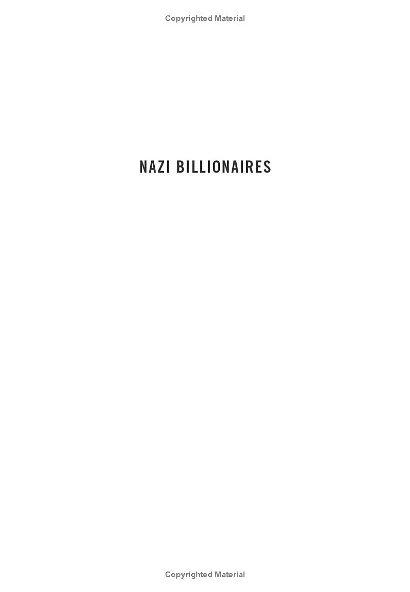 nazi billionaires: the dark history of germanyℹs wealthiest dynasties