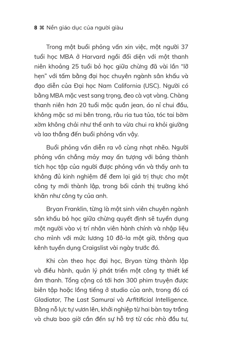 nền giáo dục của người giàu (tái bản 2024)