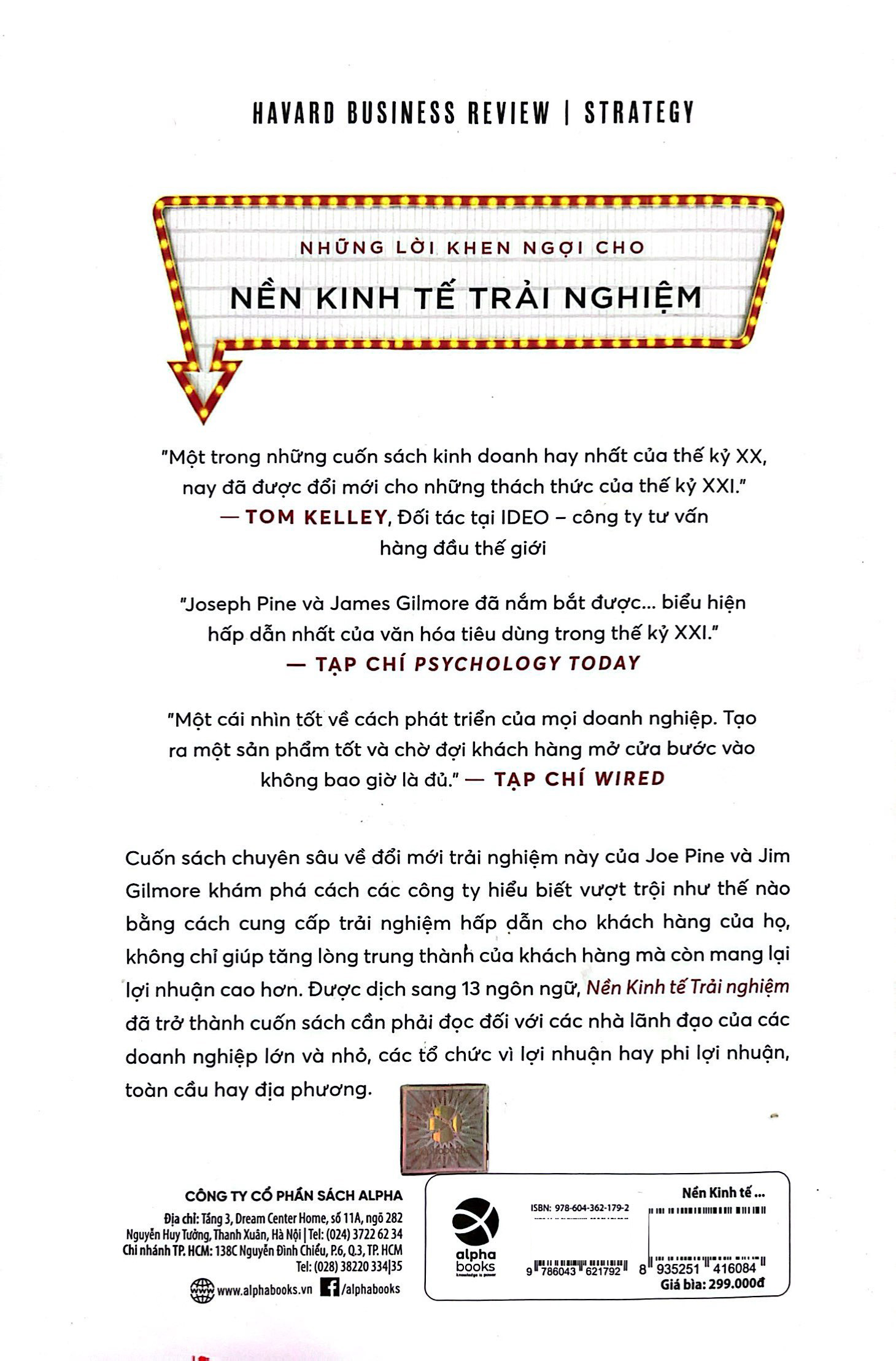 nền kinh tế trải nghiệm - biến dịch vụ của bạn thành trải nghiệm khách hàng