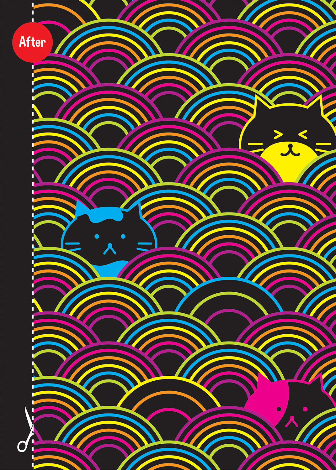 neon colour yourself happy (activity station book + kit)