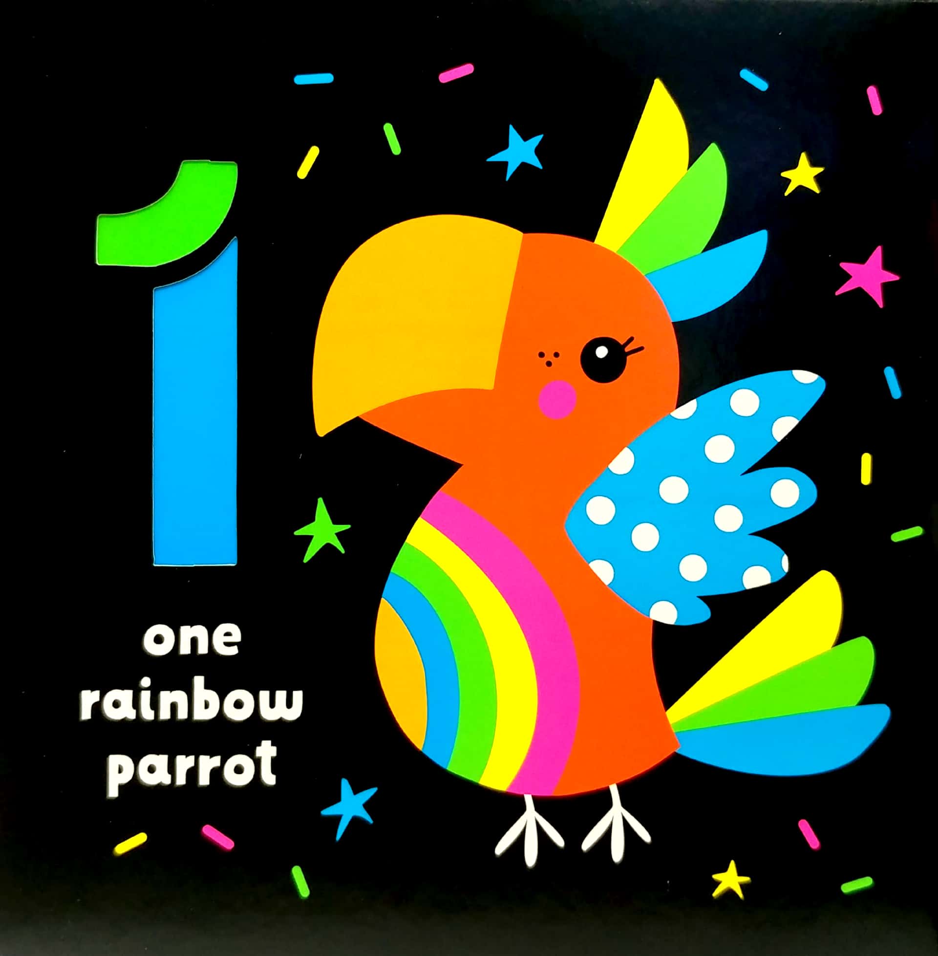 neon cut outs - my first book of numbers