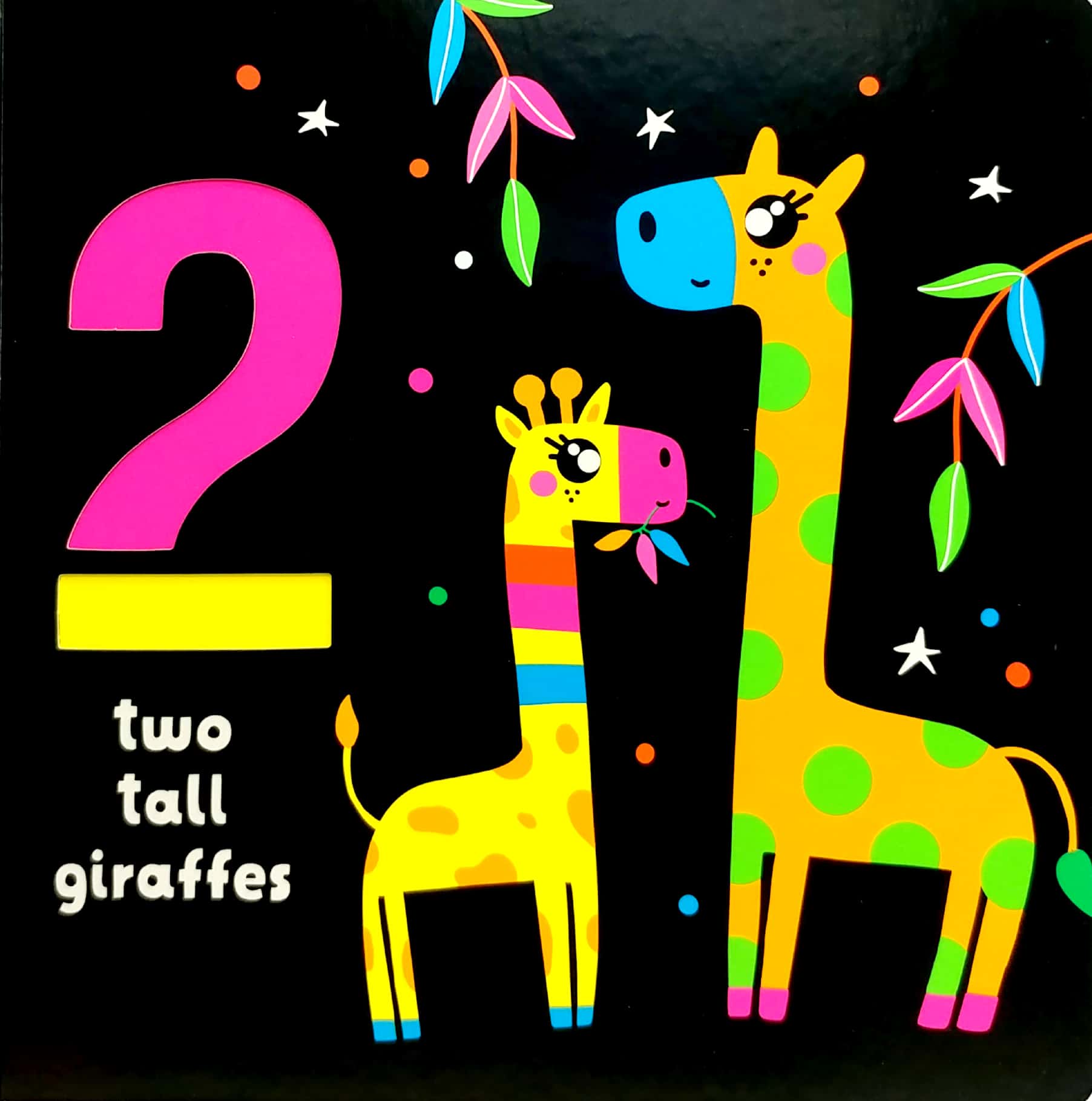 neon cut outs - my first book of numbers