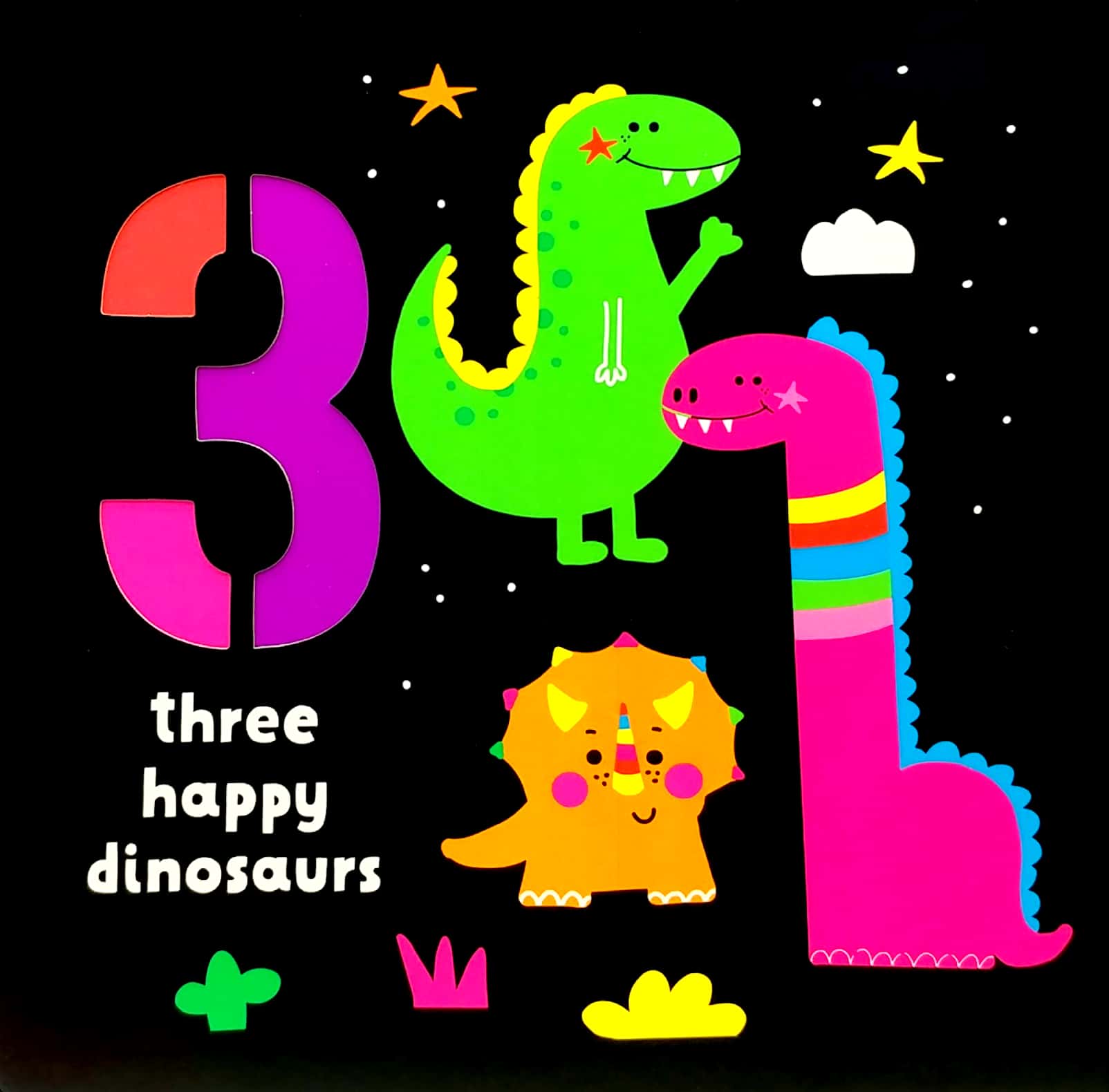 neon cut outs - my first book of numbers