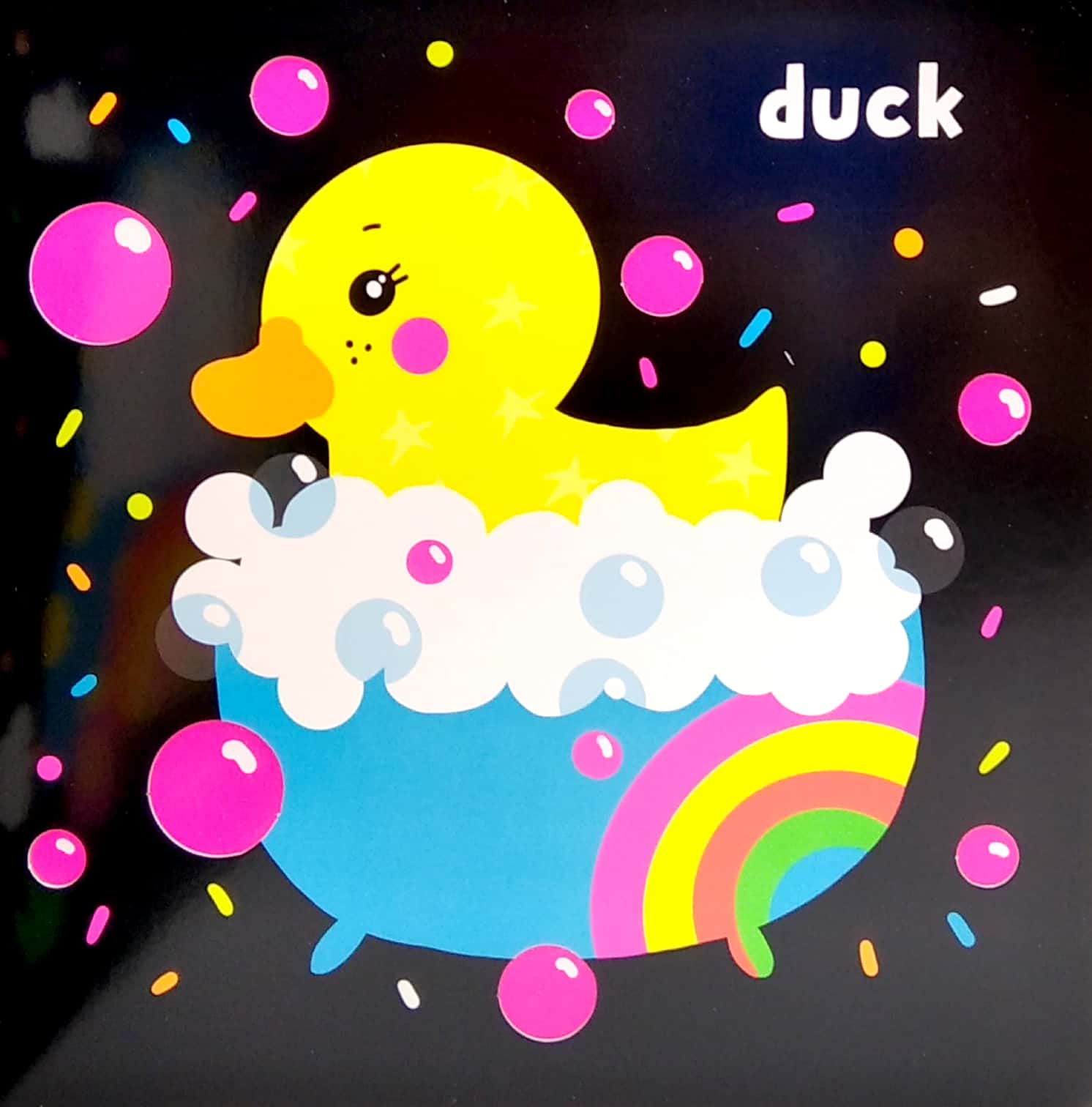 neon cut outs - my first book of words