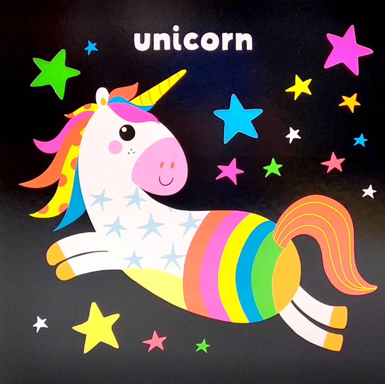 neon cut outs - my first book of words