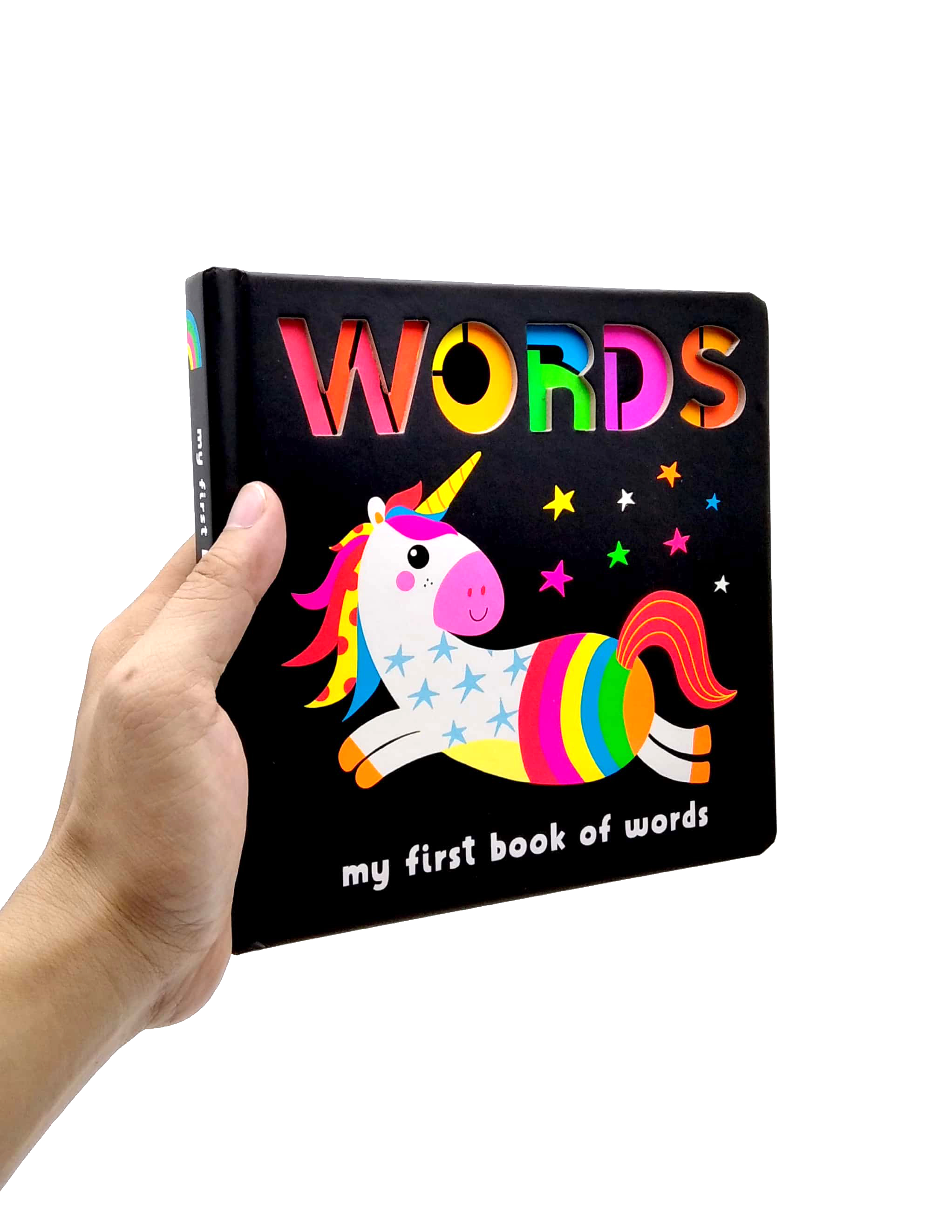 neon cut outs - my first book of words