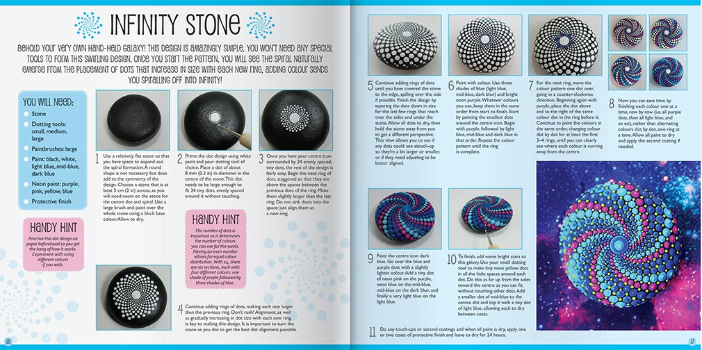 neon painted rocks deluxe kit