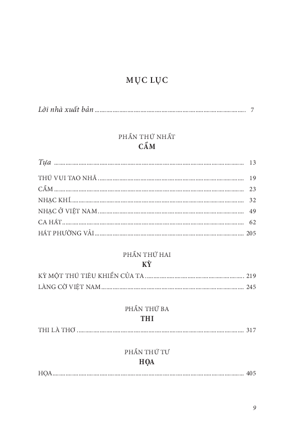 nếp cũ: cầm - kỳ - thi - họa