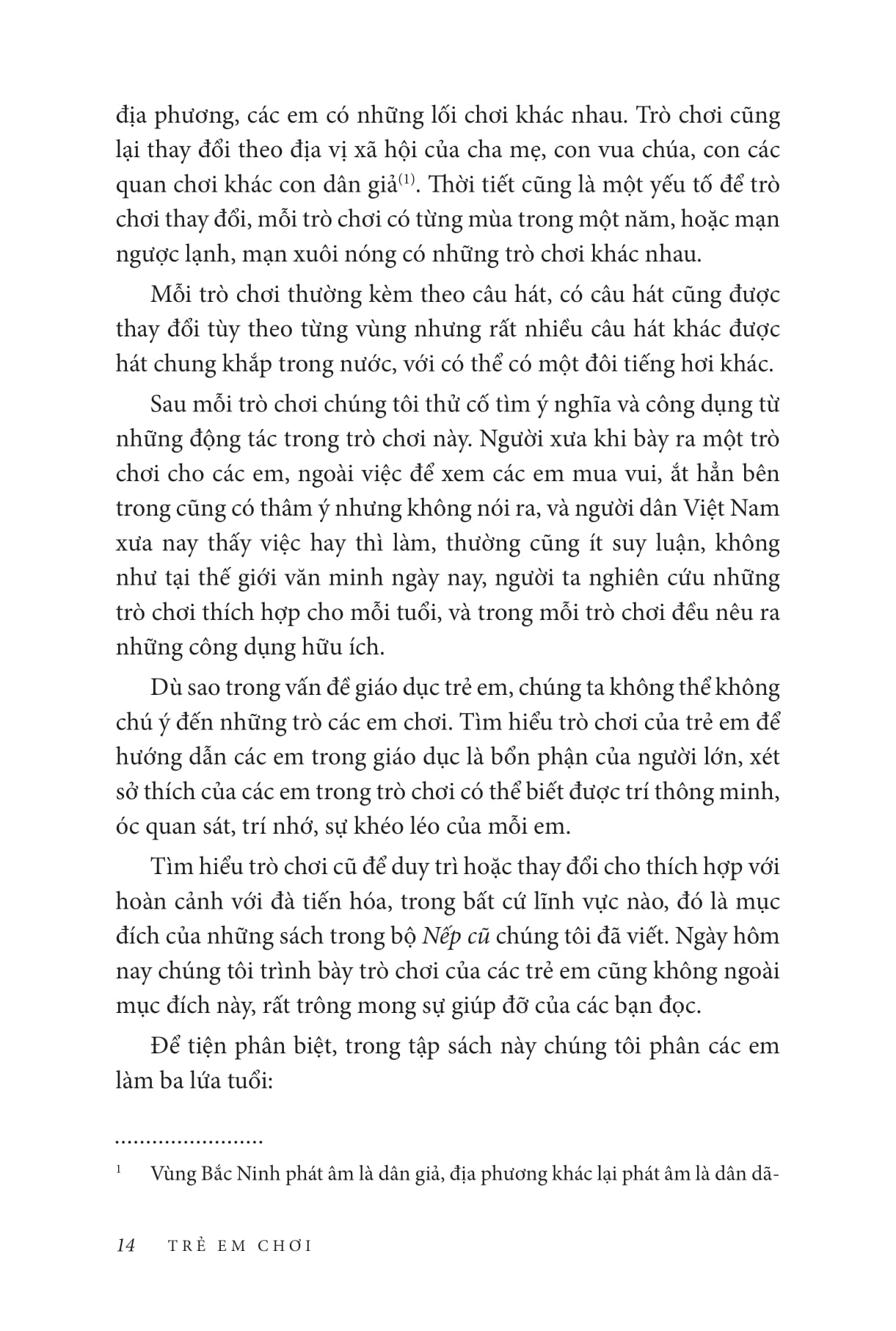 nếp cũ - trẻ em chơi