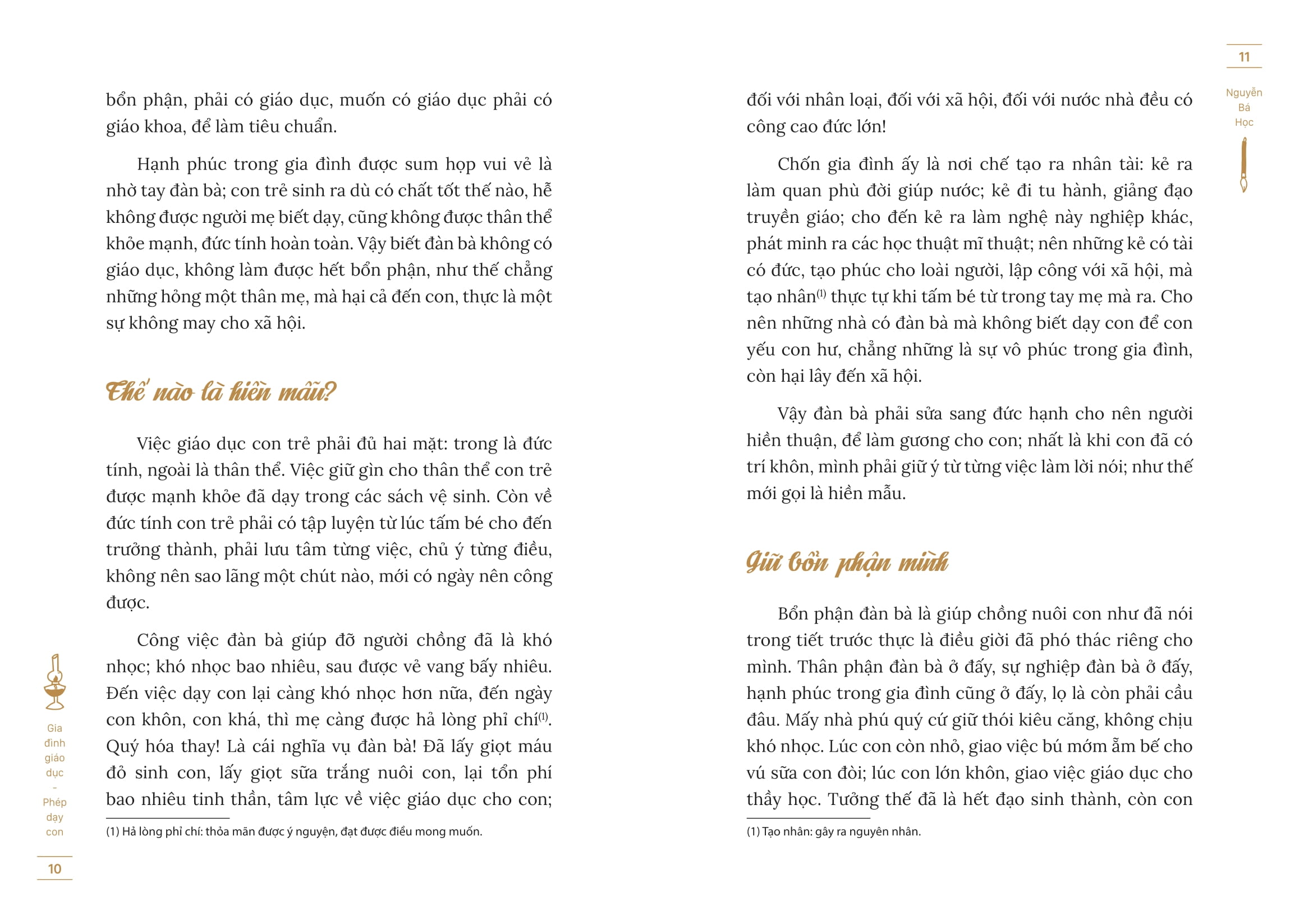 Nep Nha - Gia Dinh Giao Duc - Phep Day Con