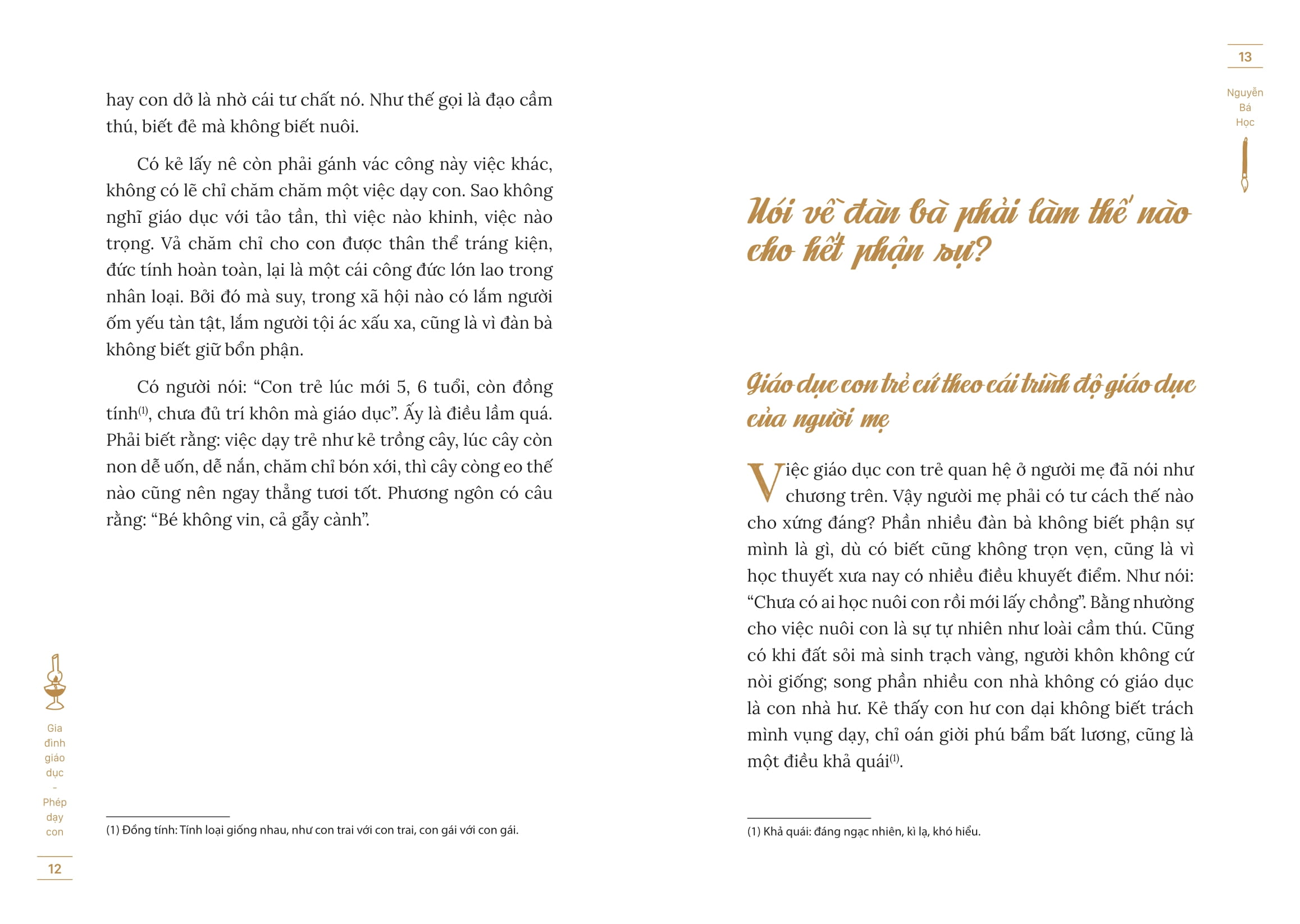 Nep Nha - Gia Dinh Giao Duc - Phep Day Con