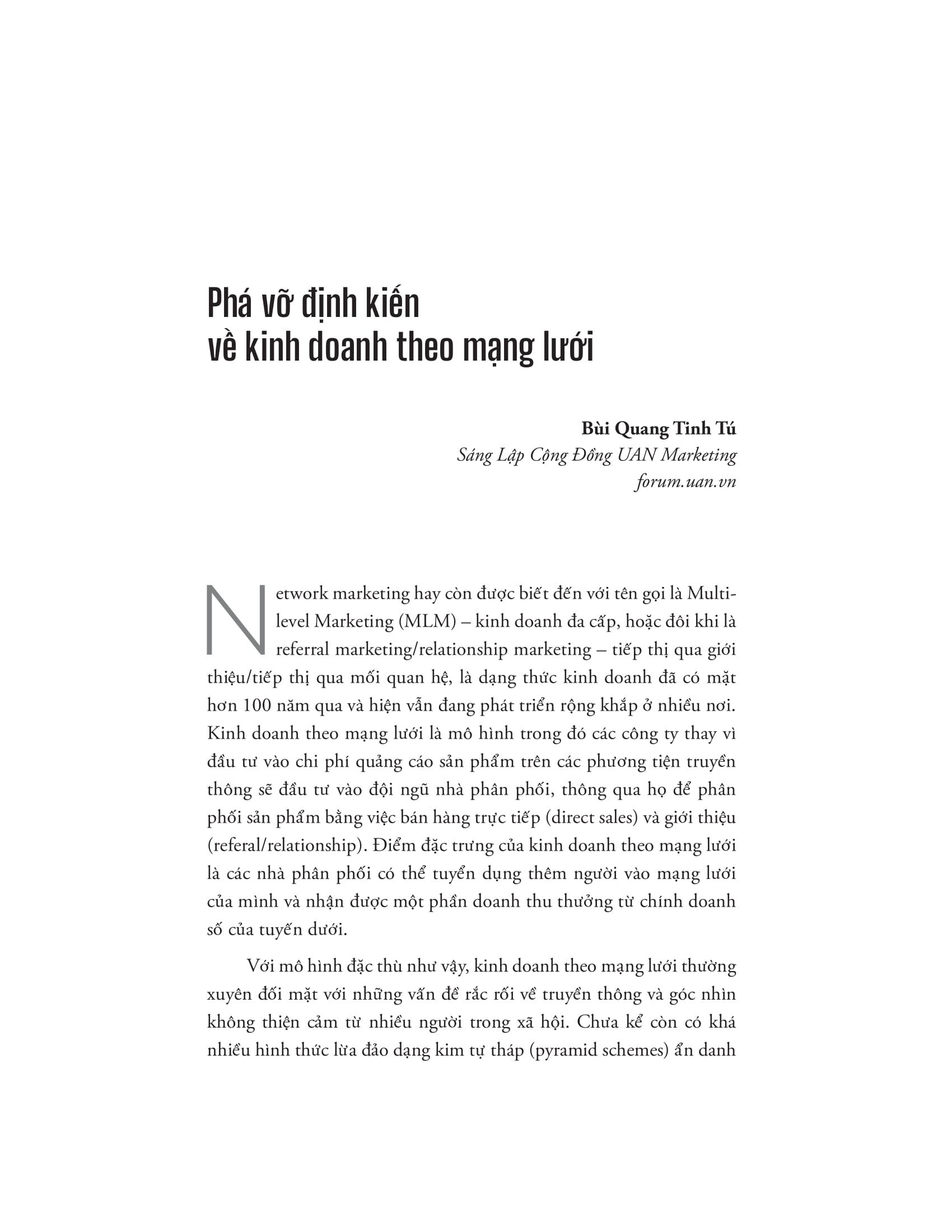 network marketing - khởi đầu kinh doanh theo mạng - bí quyết thành công trong năm đầu tiên