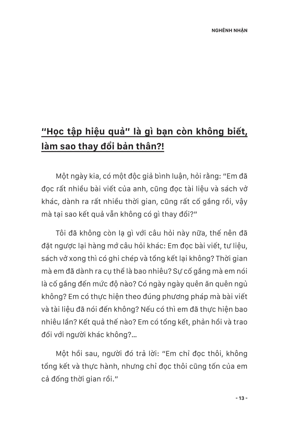 nếu chưa chết trẻ, hãy chọn nở muộn