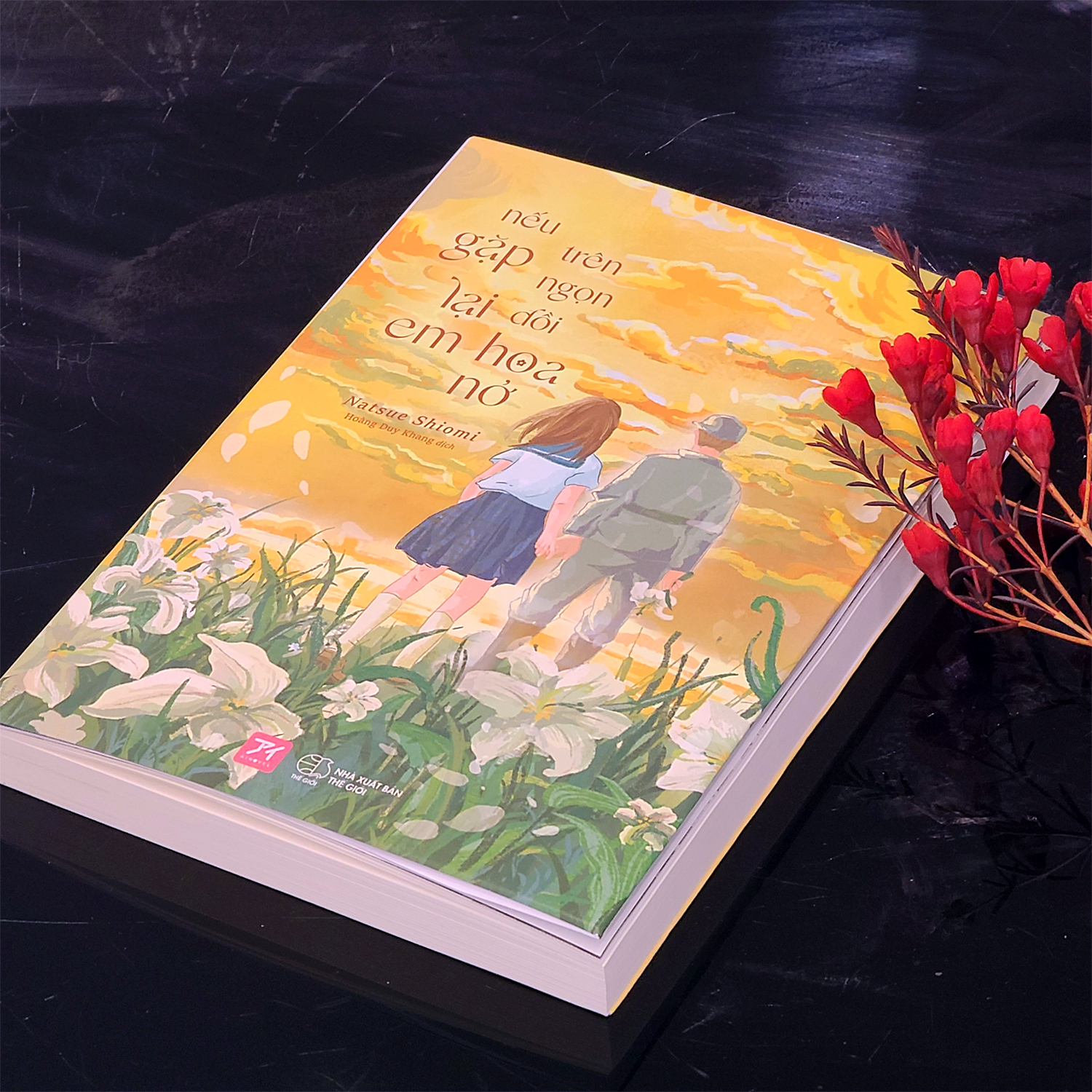 nếu gặp lại em trên ngọn đồi hoa nở - tặng kèm bookmark