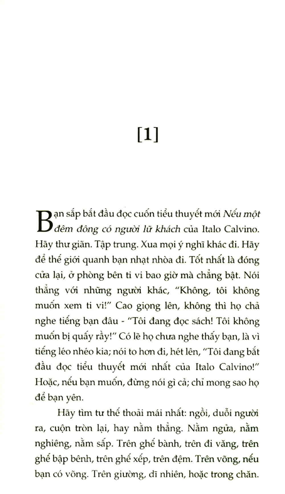 nếu một đêm đông có người lữ khách (tái bản 2023)