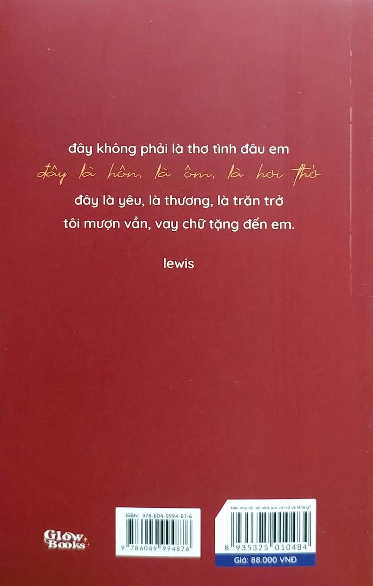 nếu như tôi nói nhớ, em có trở về không? - tặng kèm bookmark + postcard
