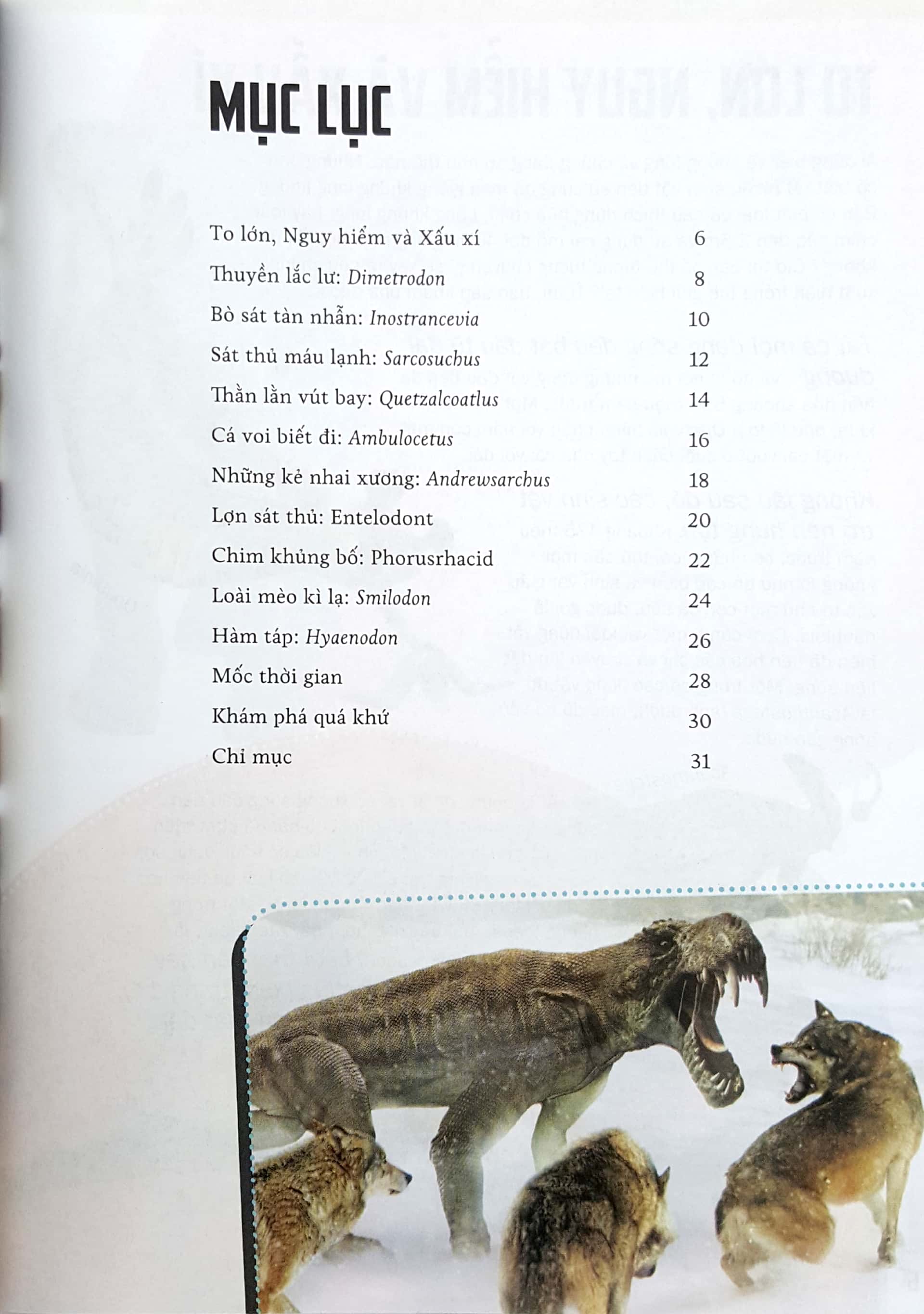 nếu quái vật tiền sử hồi sinh - những kẻ săn mồi hung tợn