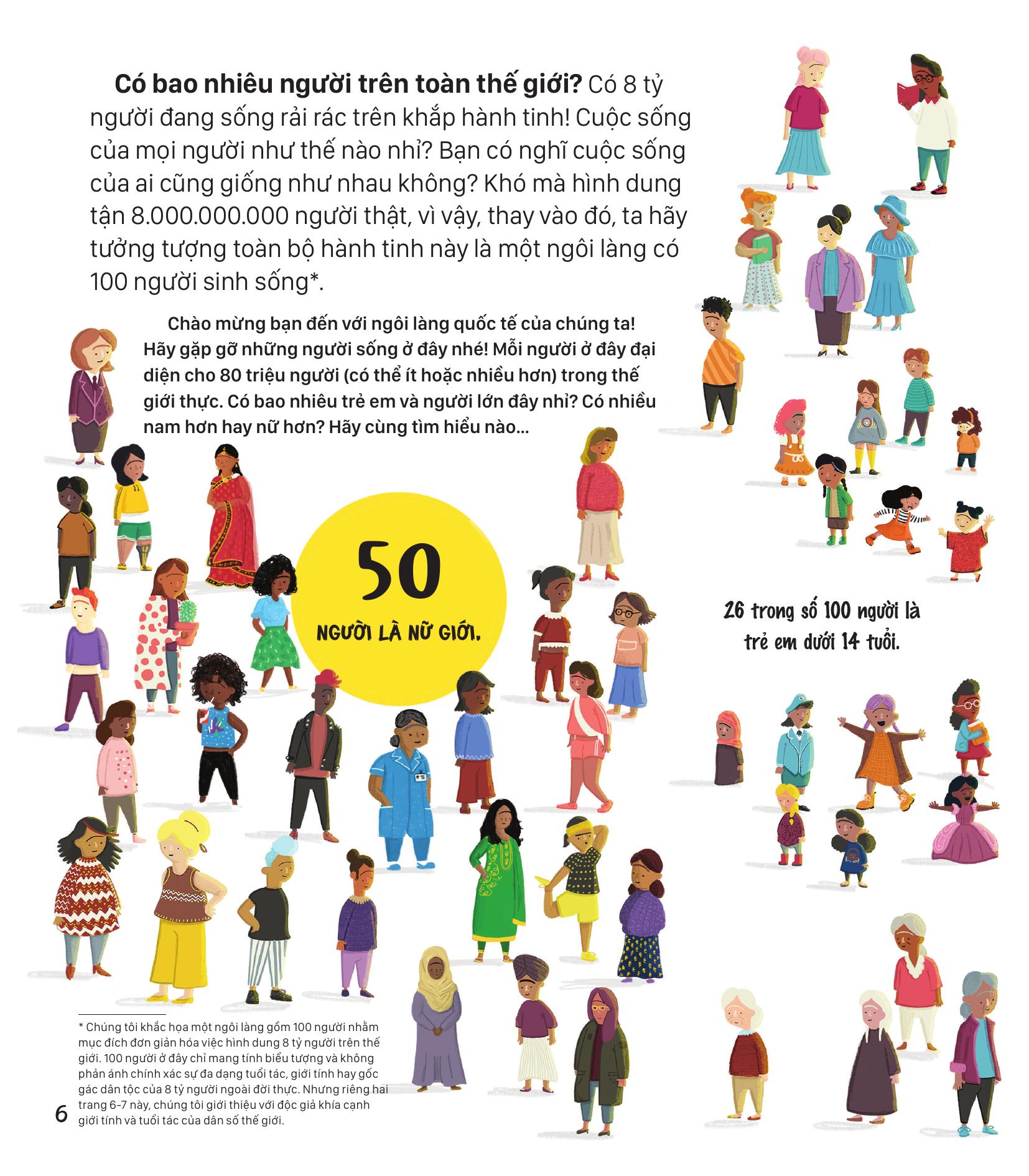 Neu The Gioi Chi Co 100 Nguoi - Buc Tranh Song Dong Ve Con Nguoi Tren Toan Cau