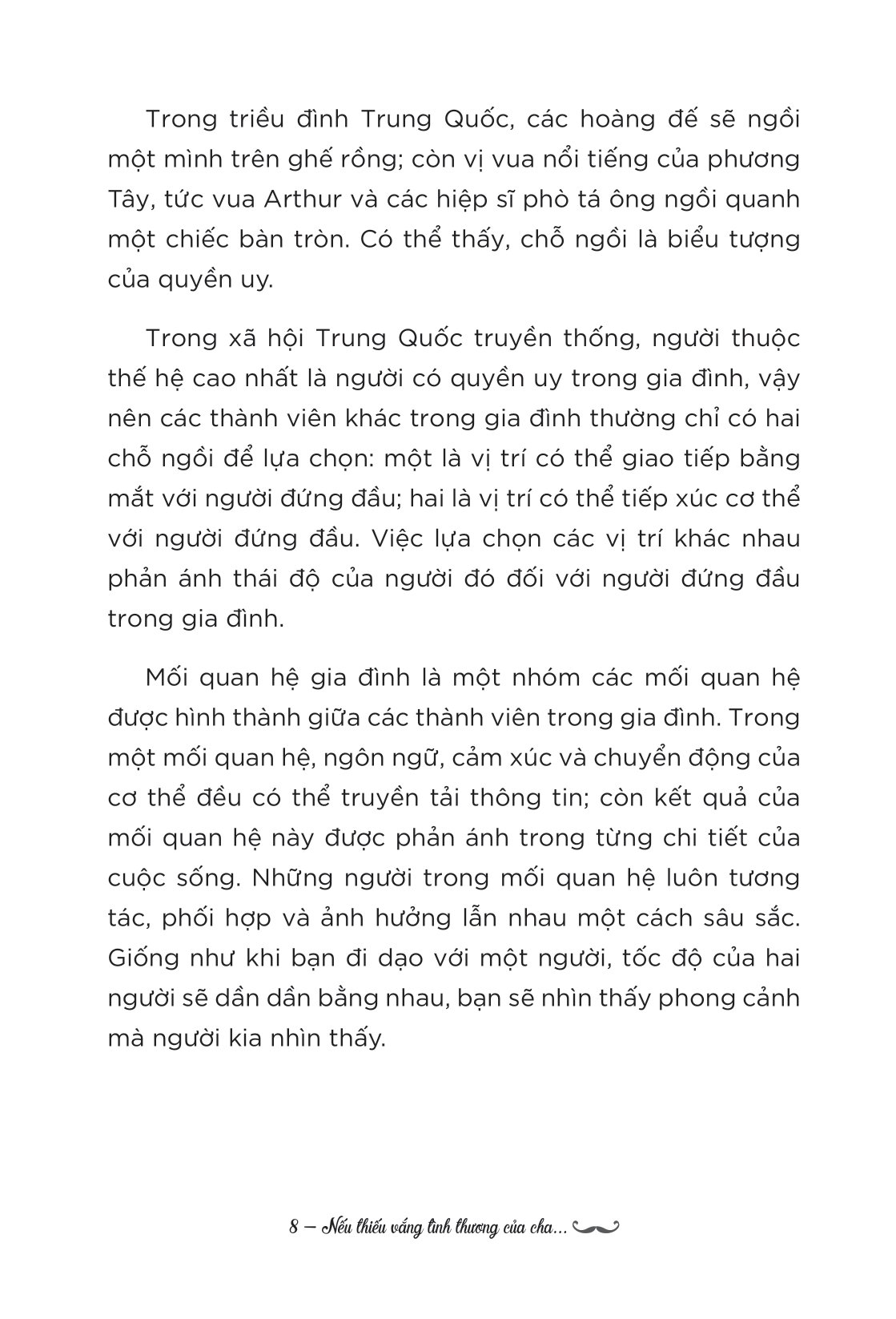 nếu thiếu vắng tình thương của cha...