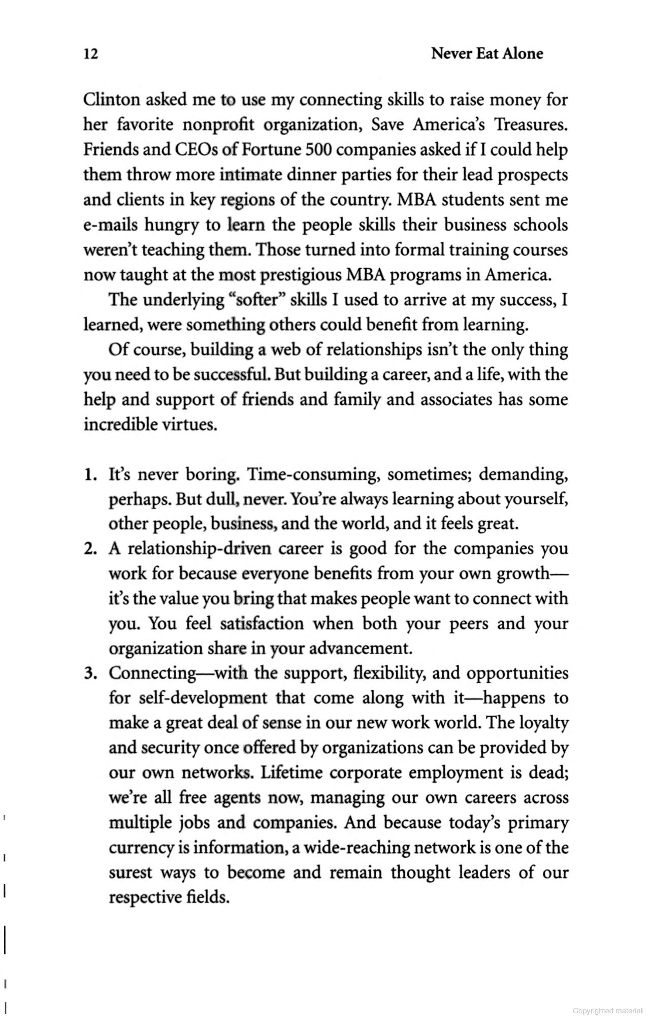 never eat alone: and other secrets to success, one relationship at a time