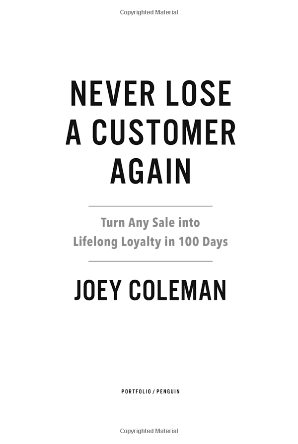 never lose a customer again