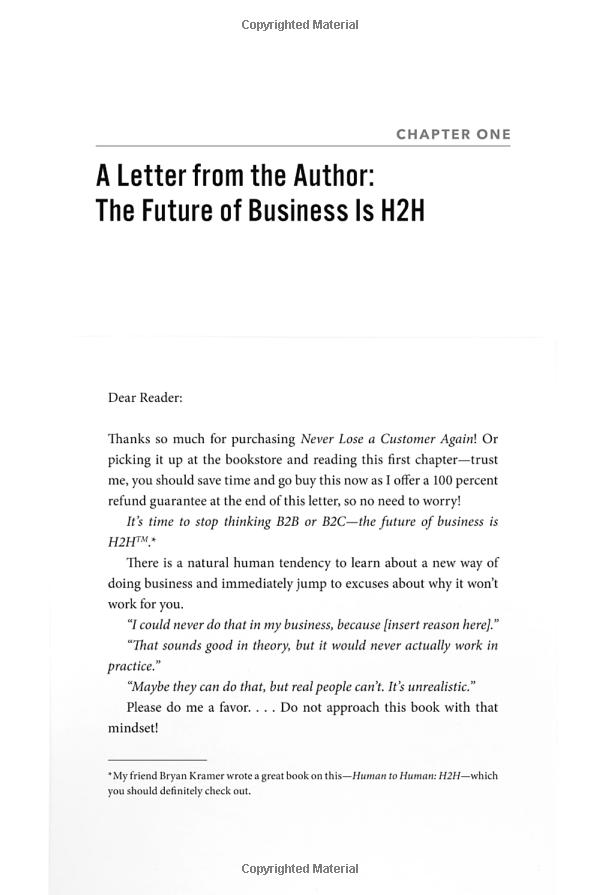 never lose a customer again