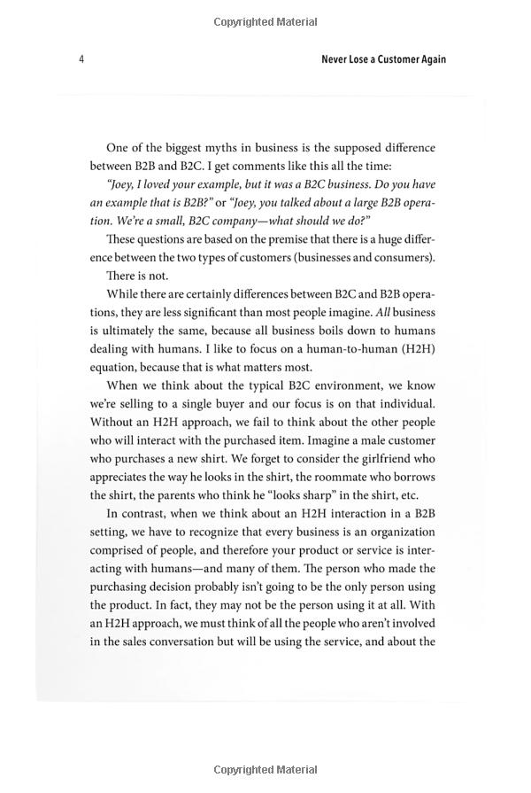 never lose a customer again