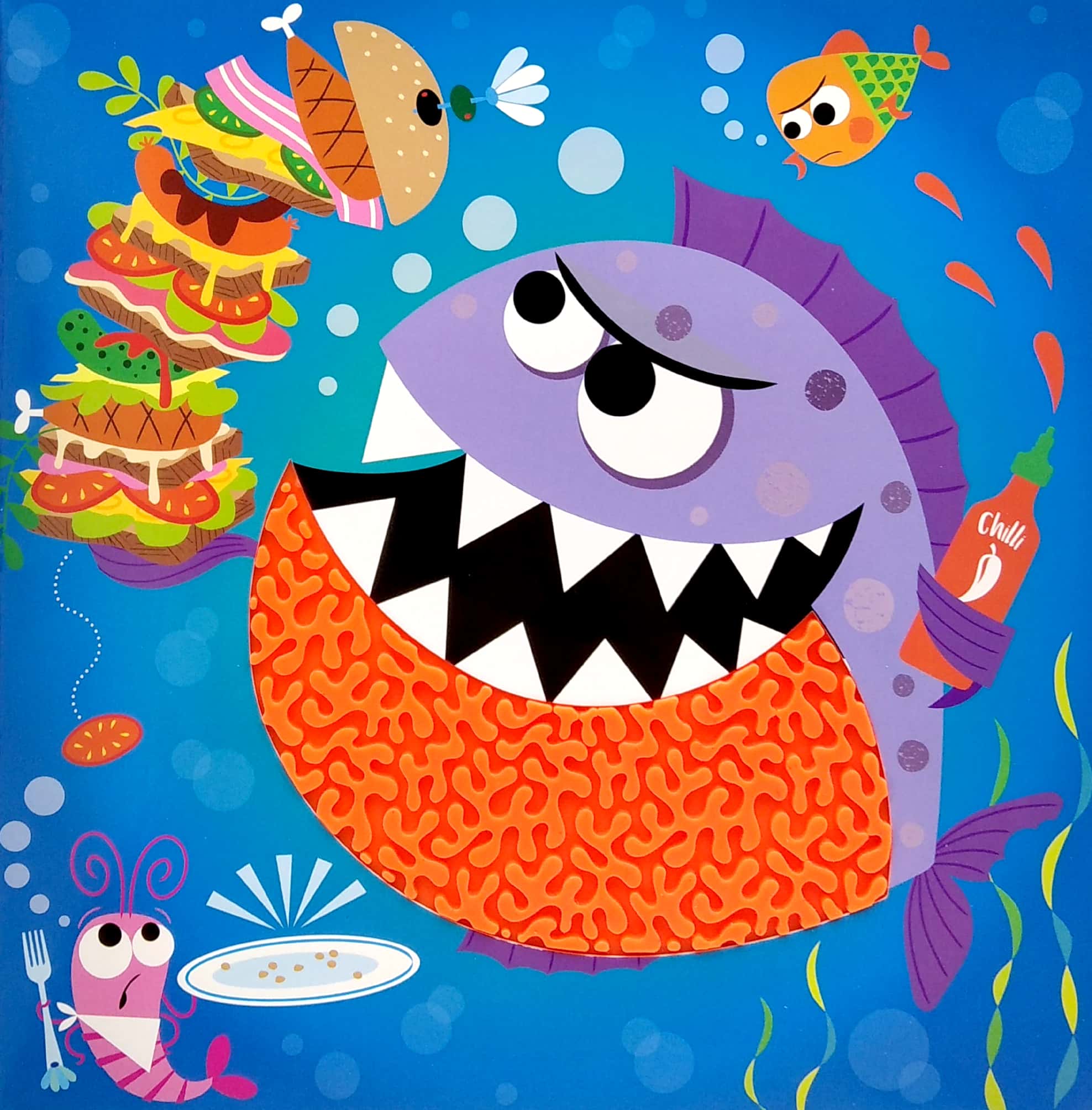 never touch a piranha!