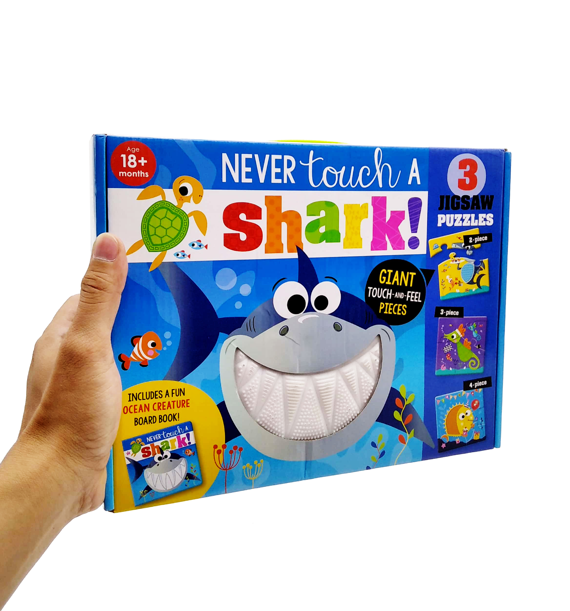 never touch a shark! 3 jigsaw puzzles