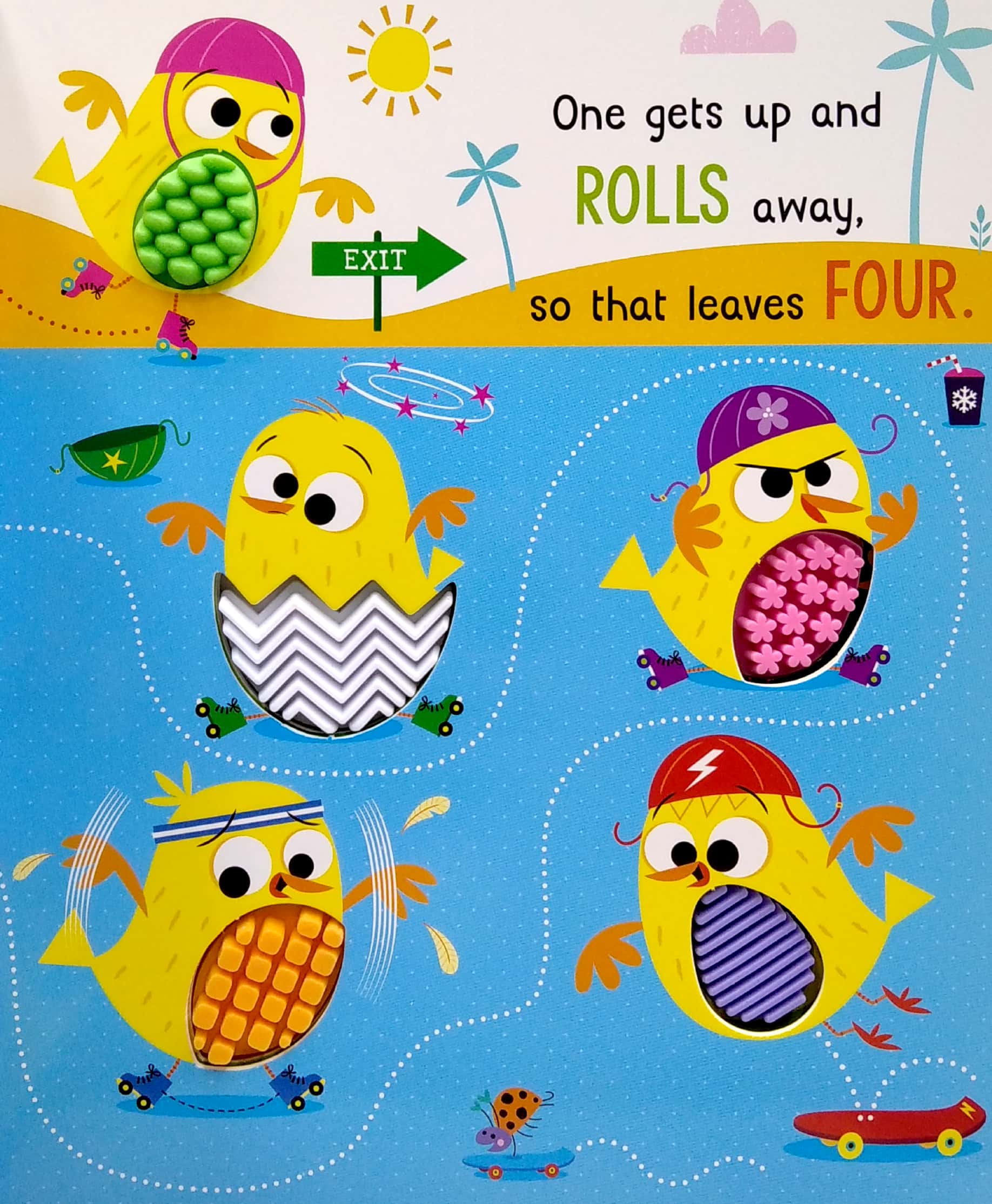 never touch the grumpy chicks