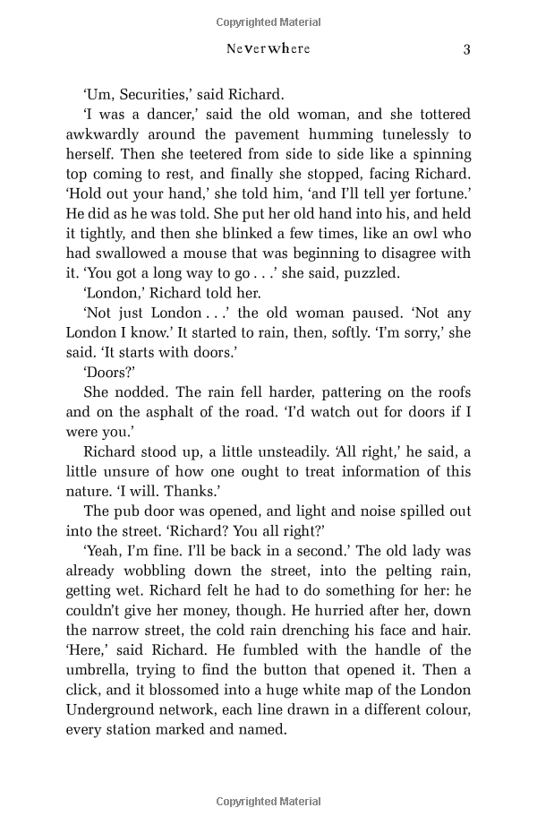 neverwhere: author's preferred text