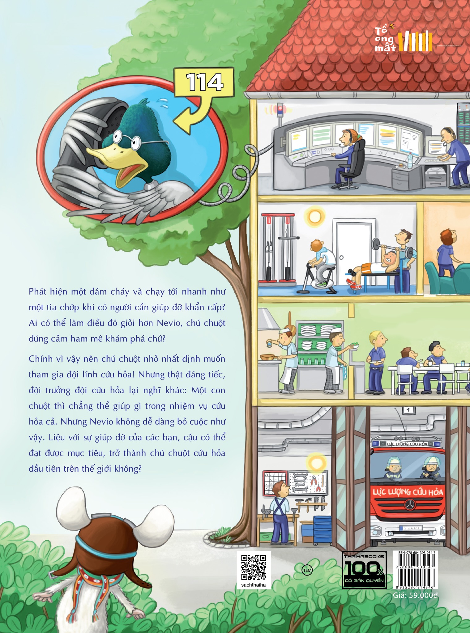 nevio chú chuột dũng cảm - các chú lính cứu hỏa dập tắt một đám cháy, cứu người và bảo vệ môi trường như thế nào?