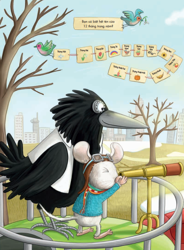 nevio chú chuột dũng cảm - tại sao lại có các mùa, những bông hoa kết thành trái như thế nào và các con vật trải qua những gì trong năm?