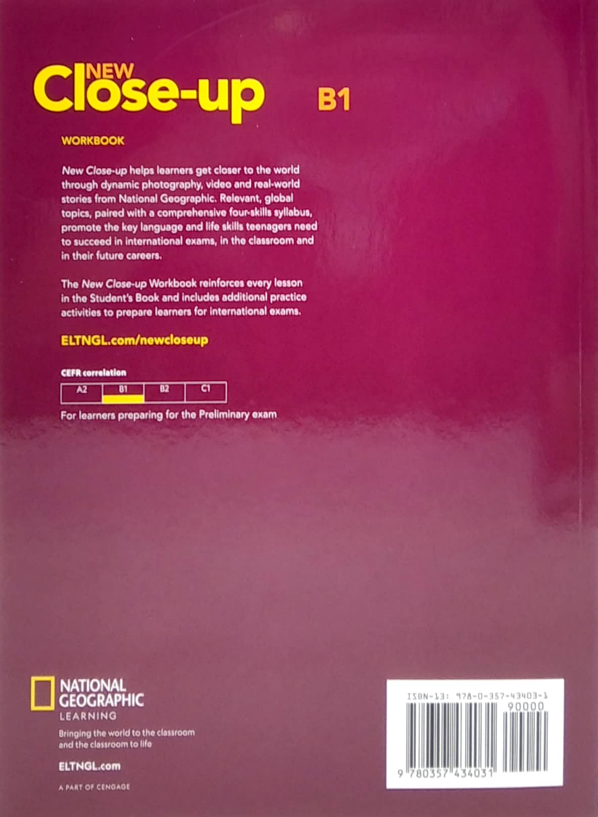 new close-up b1: workbook 3rd edition