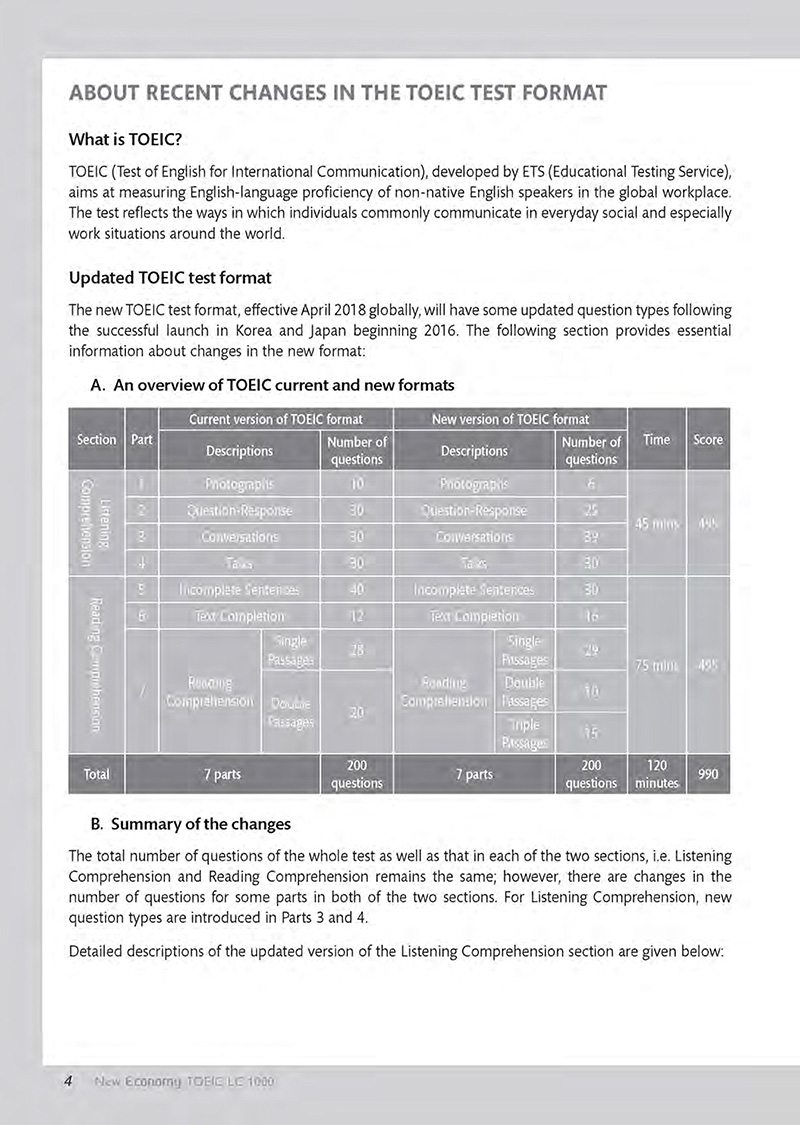 new economy toeic lc 1000