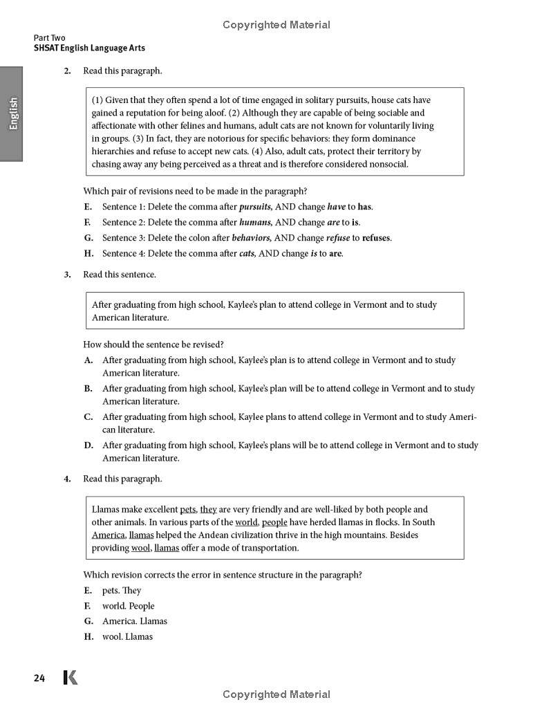 new york city shsat prep 2020 & 2021: 3 practice tests + proven strategies + review (kaplan test prep ny)